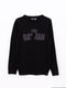 Crew Neck Batman Printed Long Sleeve Boy Knitwear Sweater